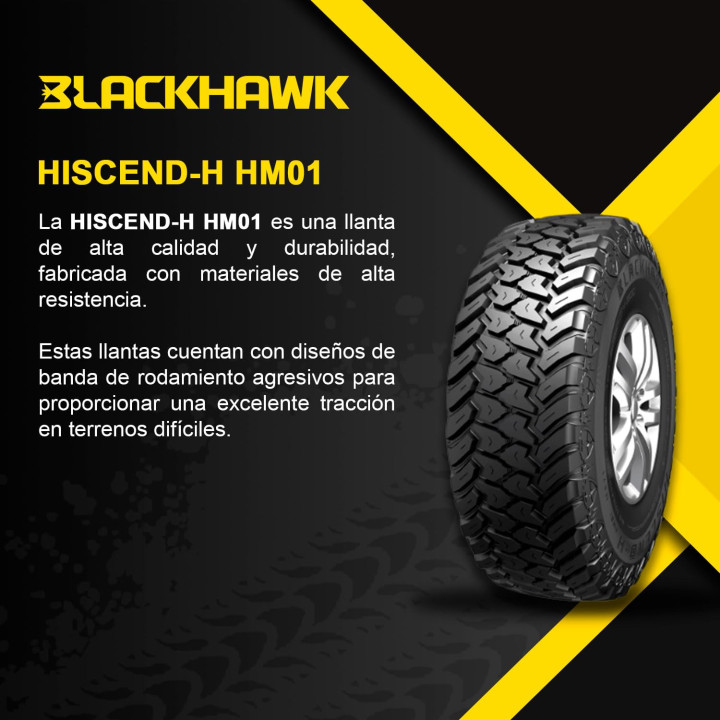35X12.50R18 BLACKHAWK HISCEND-H HM01 LT-10PR 123Q B