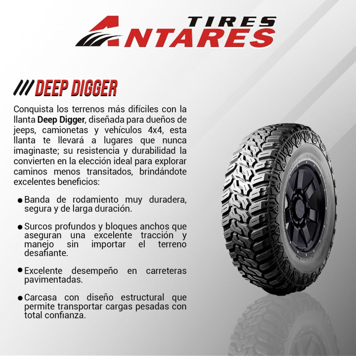 35X12.50R22 LT 117Q ANTARES DEEP DIGGER